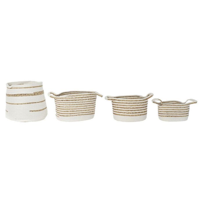 Набор корзин DKD Home Decor 36 x 36 x 34 cm Boho (4 Предметы) Набор корзин DKD Home Decor 36 x 36 x 34 cm Boho (4 Предметы)
