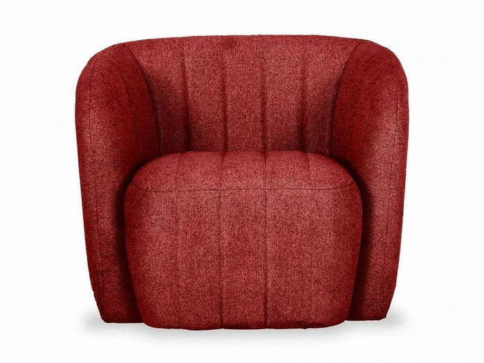 Кресло Lecco красного цвета - купить Интерьерные кресла по цене 37530.0
