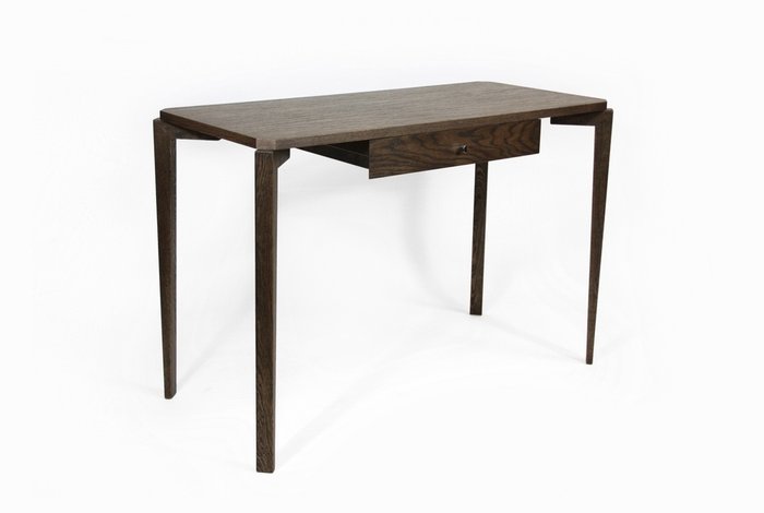 Письменный стол Alfa Compact темно-коричневого цвета - купить Письменные столы по цене 50425.0