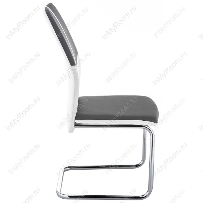 Стул Alen серо / белого цвета - лучшие Обеденные стулья в INMYROOM