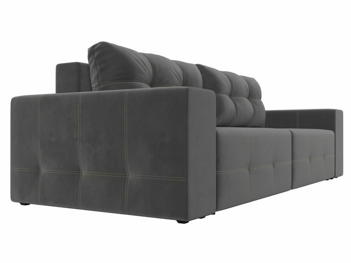 Прямой диван-кровать Перри серого цвета - лучшие Прямые диваны в INMYROOM