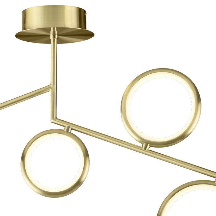 Подвесная светодиодная люстра Olimpia Oro золотого цвета - купить Подвесные люстры по цене 98240.0