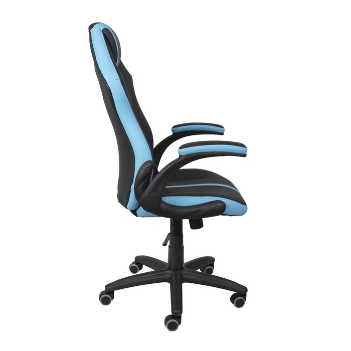 Кресло поворотное Fenix черно-голубого цвета - лучшие Офисные кресла в INMYROOM