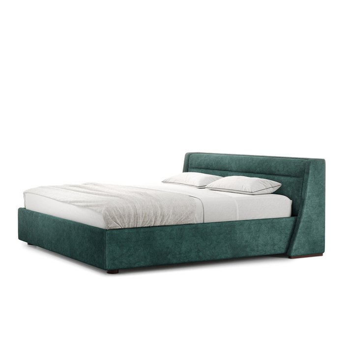Кровать Iris 200х200 бирюзового цвета с подъемным механизмом - купить Кровати для спальни по цене 173520.0
