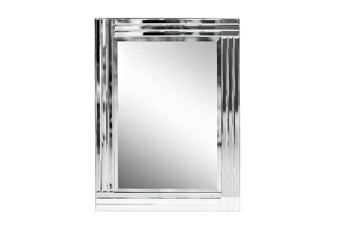 Декоративное настенное зеркало в стеклянной раме