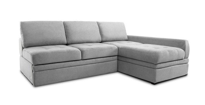 Угловой диван-кровать Бруно серого цвета - купить Угловые диваны по цене 100020.0