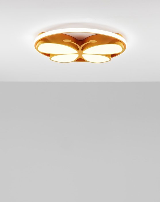 Светильник потолочный Solo бело-оранжевого цвета - купить Потолочные светильники по цене 4780.0