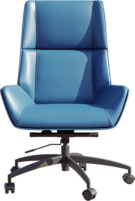 Кресло офисное Авиатор синего цвета - лучшие Офисные кресла в INMYROOM