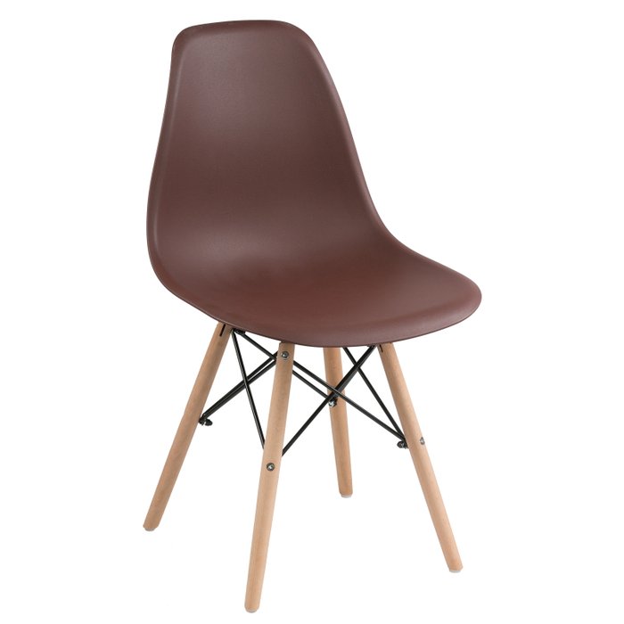 Стул обеденный коричневого цвета - купить Обеденные стулья по цене 2390.0
