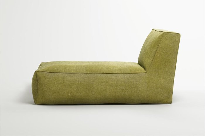 Лежак Quadro Neo зеленого цвета - лучшие Бескаркасная мебель в INMYROOM