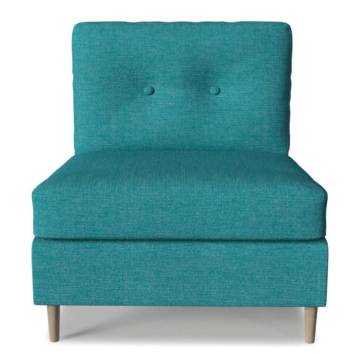 Модуль кресло Белфаст голубого цвета - купить Интерьерные кресла по цене 13103.0