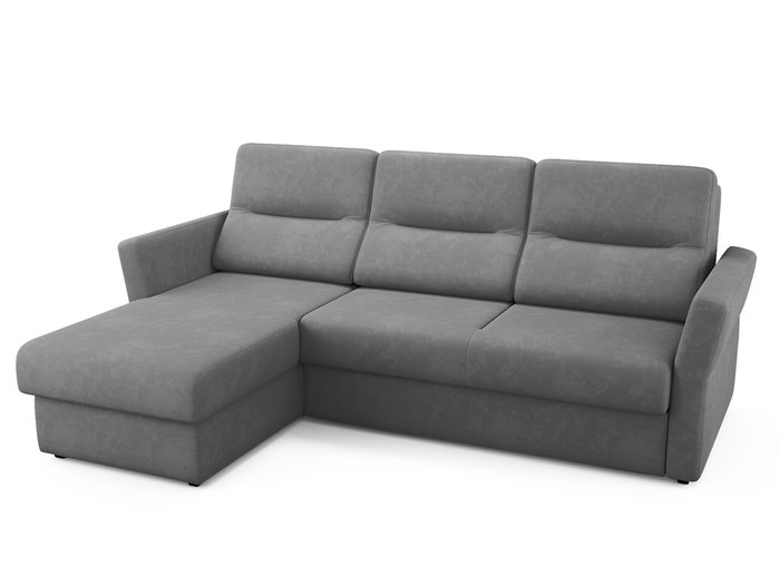 Угловой диван-кровать левый Sonny серого цвета - купить Угловые диваны по цене 91800.0