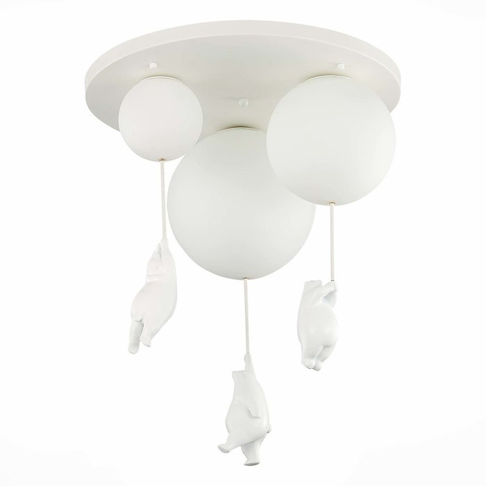 Светильник потолочный Белый/Белый E27/G9 3*160W MODENA - купить Потолочные люстры по цене 23860.0