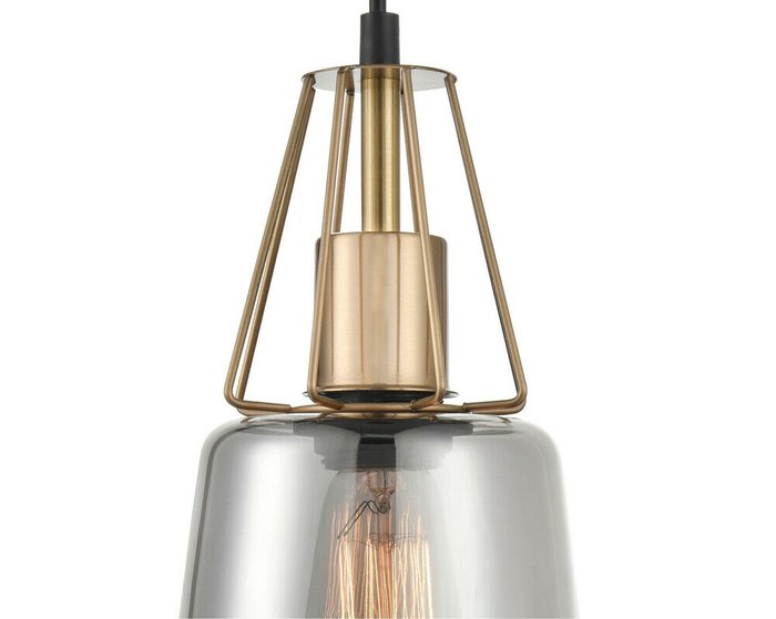 Подвесной светильник Roberto дымчатого цвета - лучшие Подвесные светильники в INMYROOM