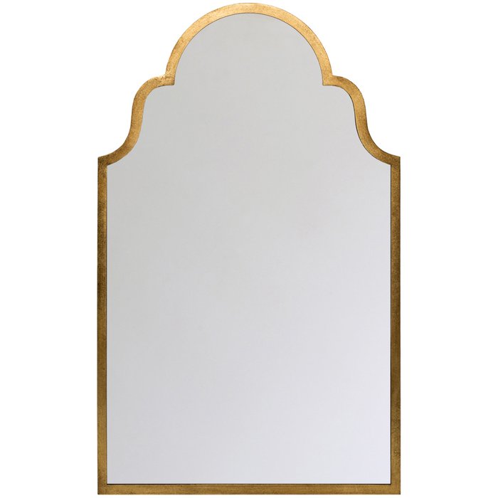 Настенное зеркало Бельмонте в раме золотого цвета