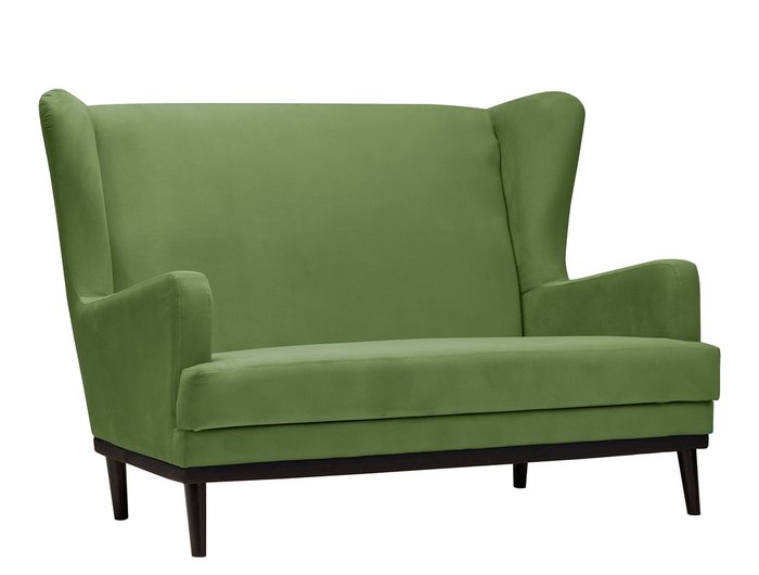 Диван прямой Оскар зеленого цвета - купить Прямые диваны по цене 18920.0