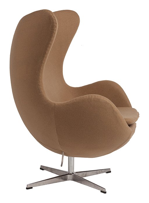  Кресло Egg Chair тёмно-бежевого цвета - лучшие Интерьерные кресла в INMYROOM