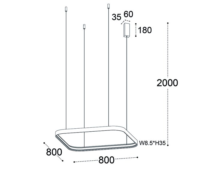 Подвесная люстра IT013-6024 white 3000K (алюминий, цвет белый) - лучшие Подвесные люстры в INMYROOM Подвесная люстра IT013-6024 white 3000K (алюминий, цвет белый) - лучшие Подвесные люстры в INMYROOM