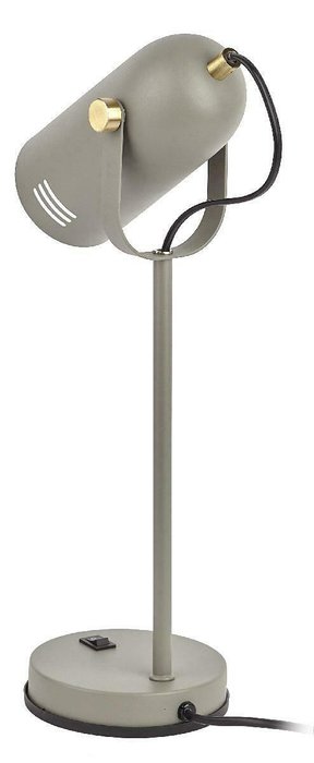 Настольная лампа N-117 Б0047195 (металл, цвет серый) - купить Рабочие лампы по цене 2397.0