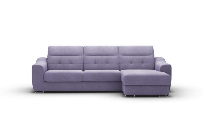 Угловой диван-кровать Aura светло-синего цвета