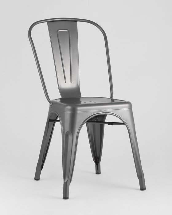 Стул Tolix серого цвета - купить Обеденные стулья по цене 3099.0