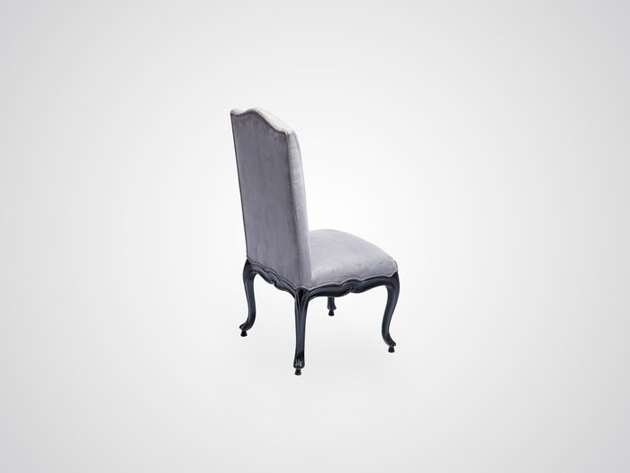 Стул Салли в сером цвете с мягкой спинкой - купить Обеденные стулья по цене 37830.0