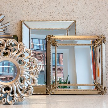Настенное зеркало Бордо цвета шампань - купить Настенные зеркала по цене 24000.0