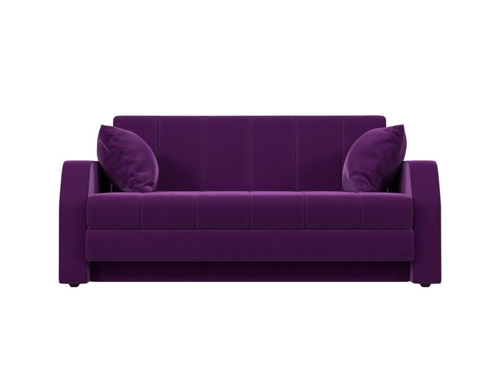Прямой диван-кровать Малютка фиолетового цвета - купить Прямые диваны по цене 32999.0