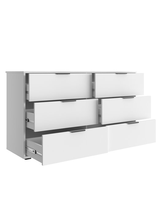 Комод Оптима ОП-16 цвет белый структурный/меренга - купить Комоды по цене 20948