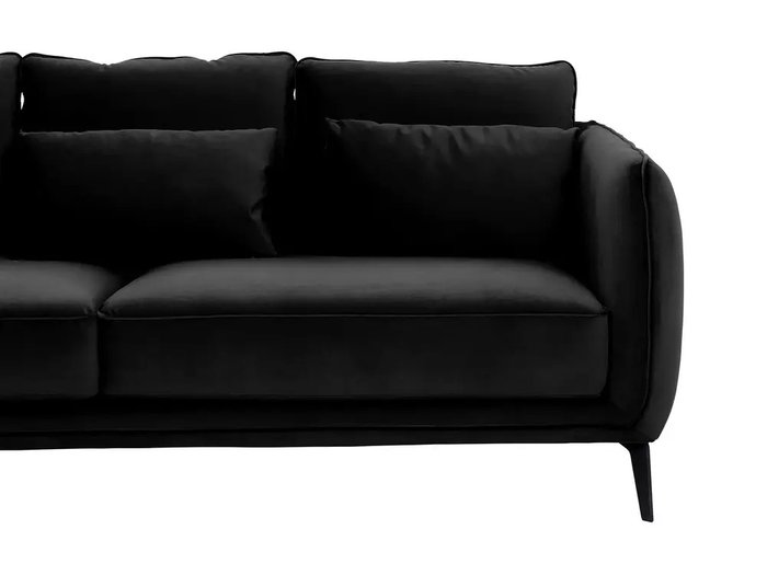 Диван Amsterdam черного цвета - лучшие Прямые диваны в INMYROOM