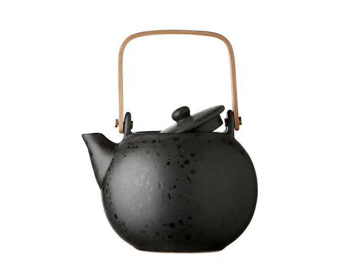 Заварочный чайник Simpl с ситечком черного цвета - купить Для чая и кофе по цене 10071.0