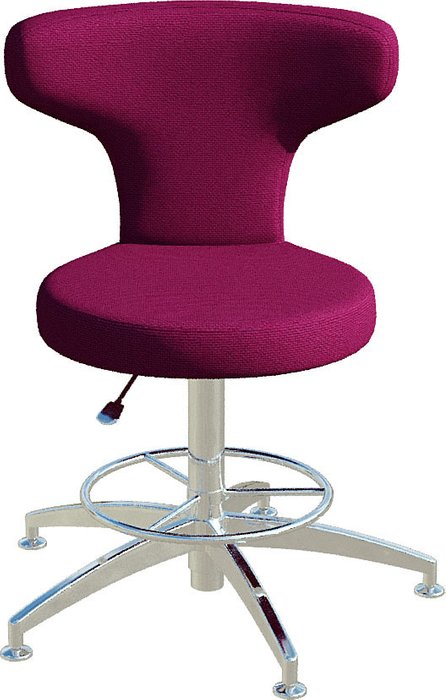 Стул офисный Витра Глазго бордового цвета - лучшие Офисные кресла в INMYROOM