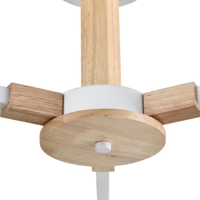 Потолочная люстра на штанге Lumion Colange 8095/3C белый/белый металл, дерево/металл Е27 3*60W 220V - лучшие Потолочные люстры в INMYROOM Потолочная люстра на штанге Lumion Colange 8095/3C белый/белый металл, дерево/металл Е27 3*60W 220V - лучшие Потолочные люстры в INMYROOM