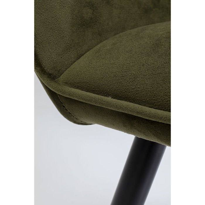 Стул мягкий San Fransico с подлокотниками цвета хаки - лучшие Обеденные стулья в INMYROOM
