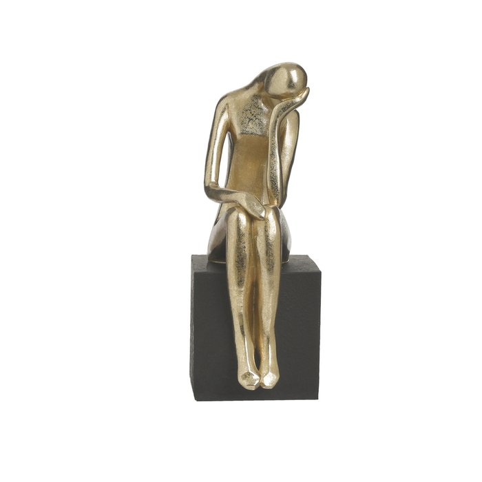 Декор настольный Figure черно-золотого цвета - купить Фигуры и статуэтки по цене 5080.0