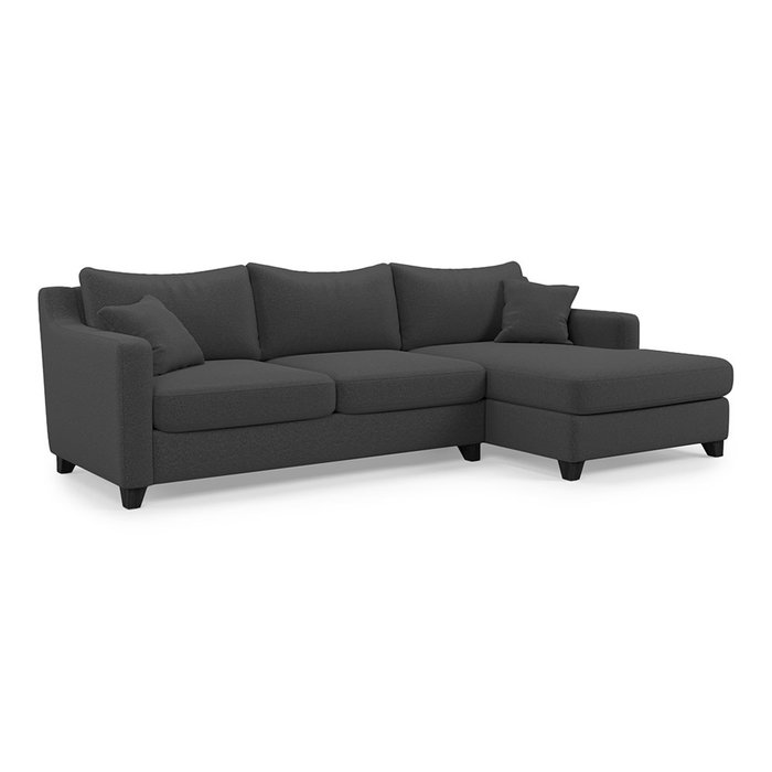 Угловой диван-кровать Mendini MTR темно-серого цвета