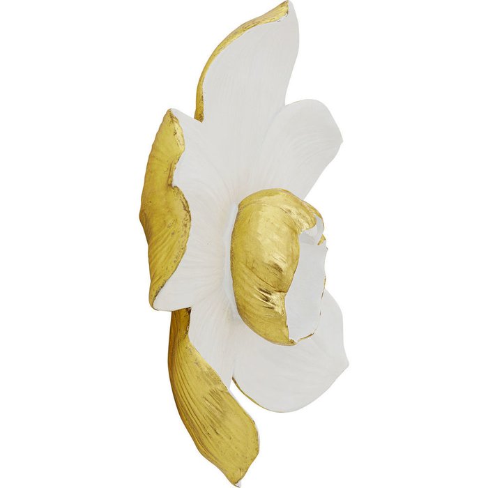 Украшение настенное Orchid бело-золотого цвета  - купить Декор стен по цене 12614.0