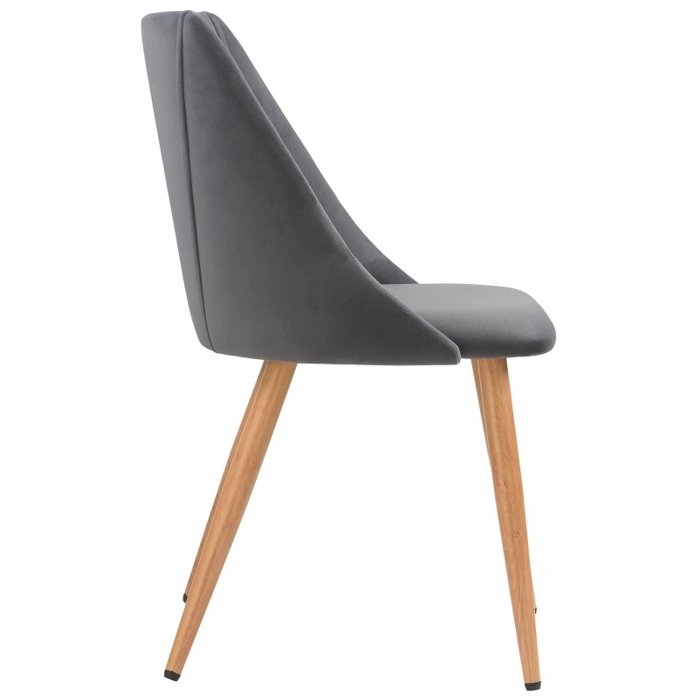 Стул Morgan серого цвета - лучшие Обеденные стулья в INMYROOM