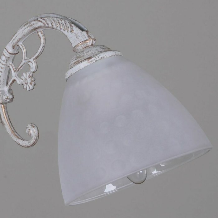 Люстра на штанге IL0232-3CSQ-24 SS SPICA (стекло, цвет белый) - лучшие Потолочные люстры в INMYROOM