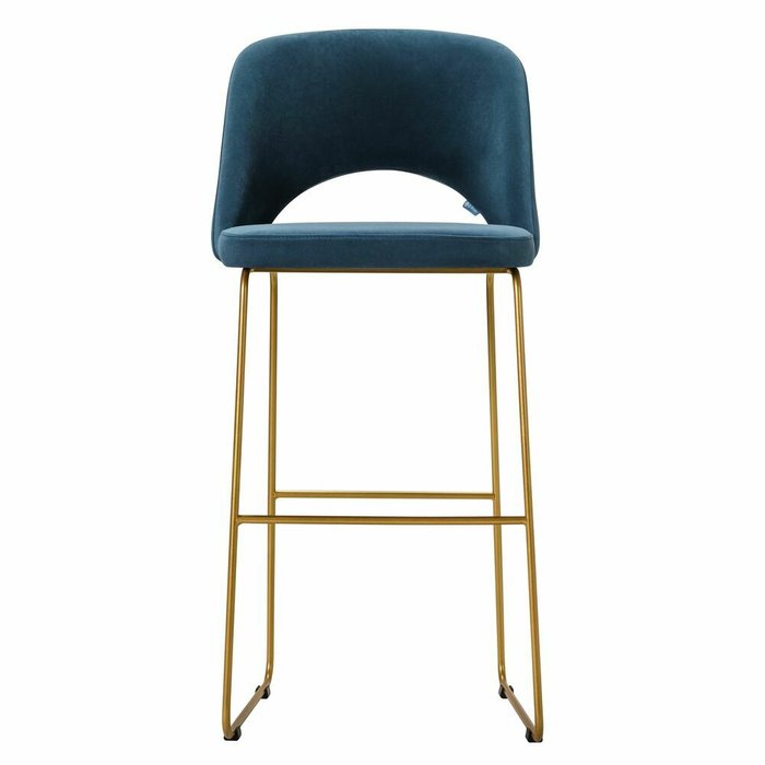 Барный стул Lars темно-синего цвета - купить Барные стулья по цене 13190.0