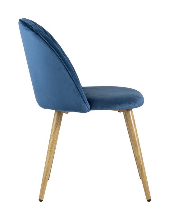 Стул Лион Страйпс синего цвета - лучшие Обеденные стулья в INMYROOM