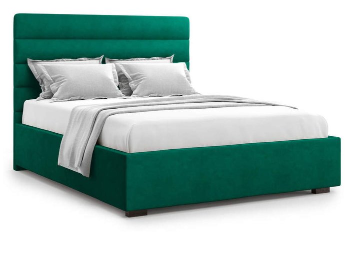 Кровать Karezza без подъемного механизма 180х200 зеленого цвета