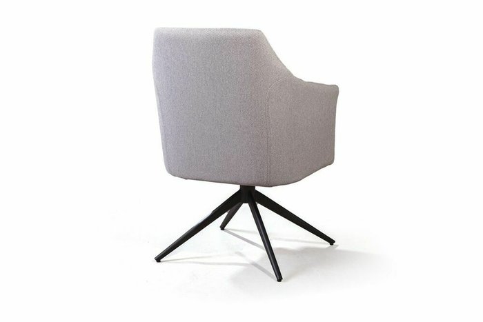 Кресло Ben с подлокотниками светло-серого цвета - лучшие Офисные кресла в INMYROOM