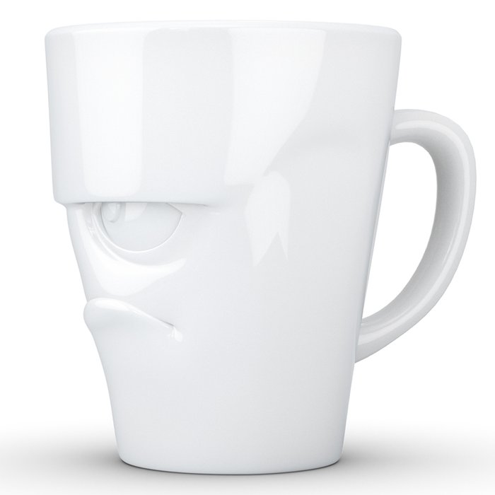 Кружка Tassen grumpy белого цвета - лучшие Для чая и кофе в INMYROOM