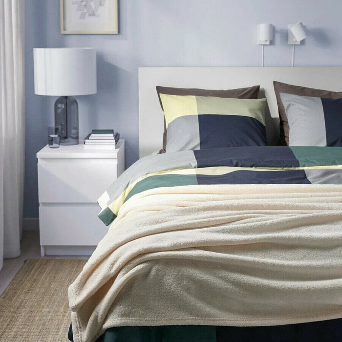 Покрывало, слоновая кость, 230x250 см - лучшие Покрывала в INMYROOM