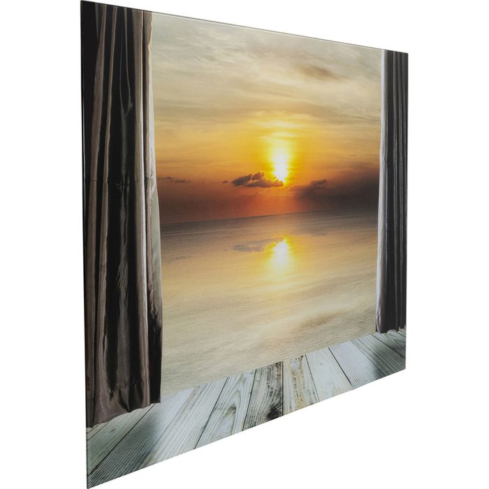 Картина Sunset 80х120 со стеклом - купить Принты по цене 21570.0