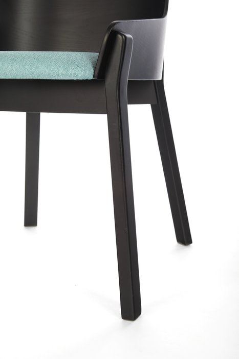 Стул с мягким сиденьем Safia черного цвета - купить Обеденные стулья по цене 16000.0