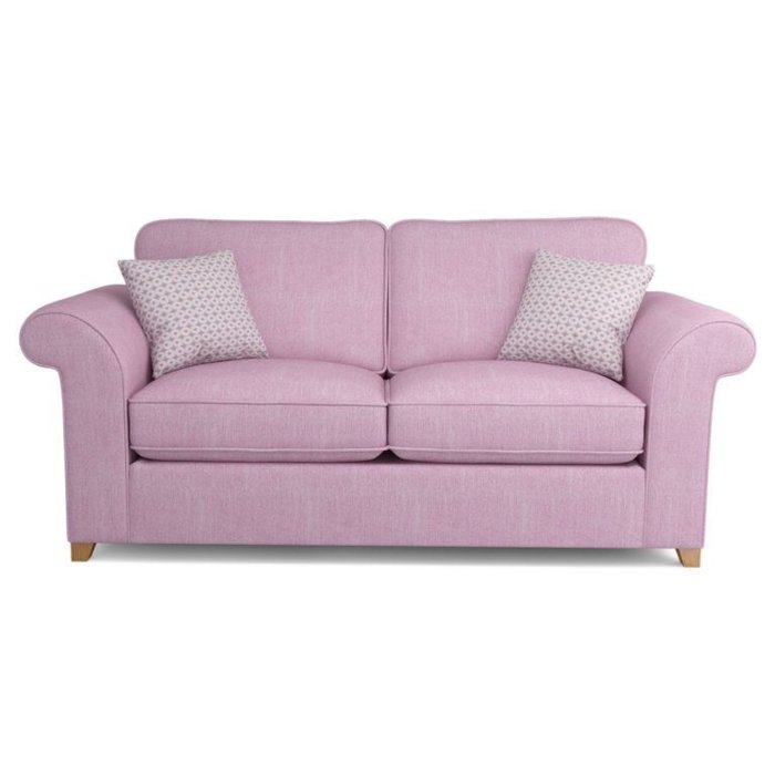 Двухместный раскладной диван Angelic розовый