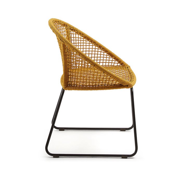 Кресло Sandrine горчичного цвета - купить Садовые стулья по цене 23990.0