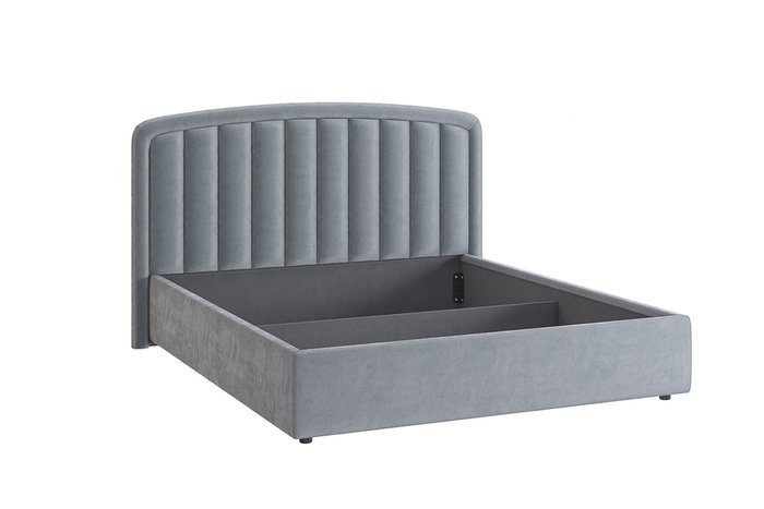 Кровать Сиена 2 160х200 серого цвета без подъемного механизма  - купить Кровати для спальни по цене 32580.0